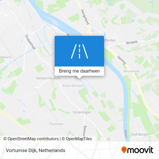 Vortumse Dijk kaart