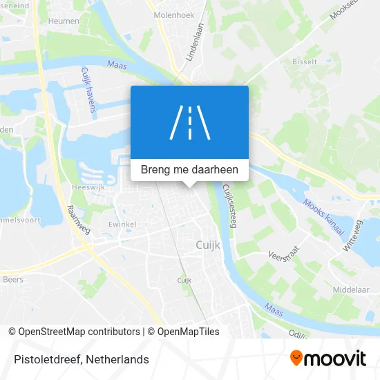 Pistoletdreef kaart