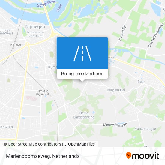 Mariënboomseweg kaart