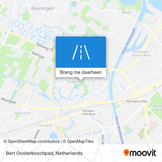 Bert Oosterboschpad kaart