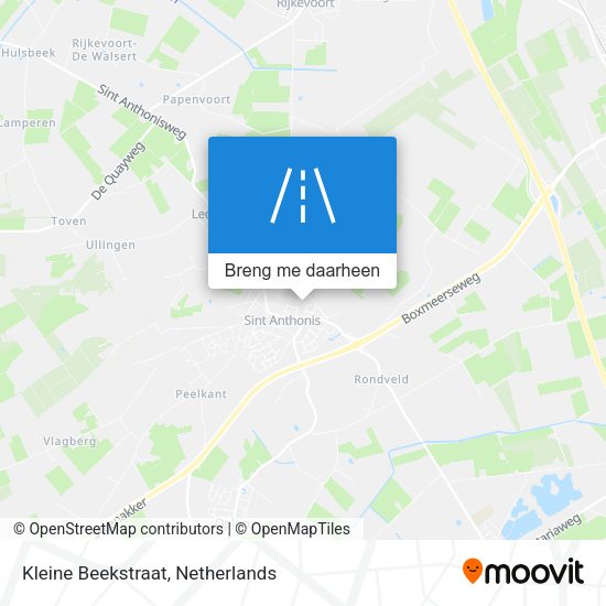 Kleine Beekstraat kaart