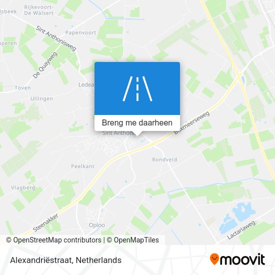 Alexandriëstraat kaart