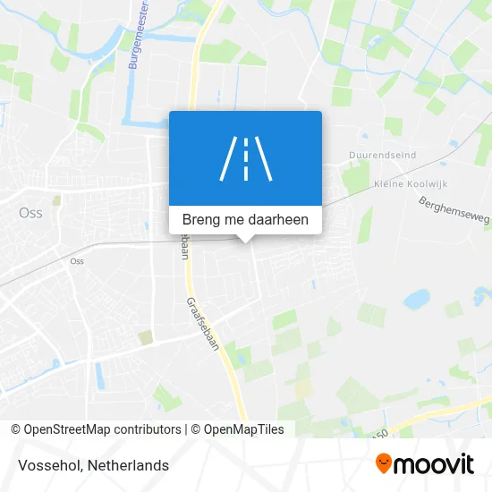 Vossehol kaart