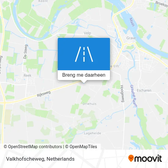 Valkhofscheweg kaart
