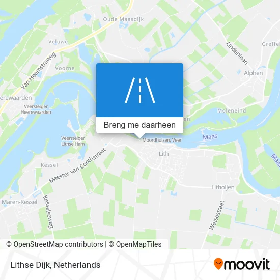 Lithse Dijk kaart