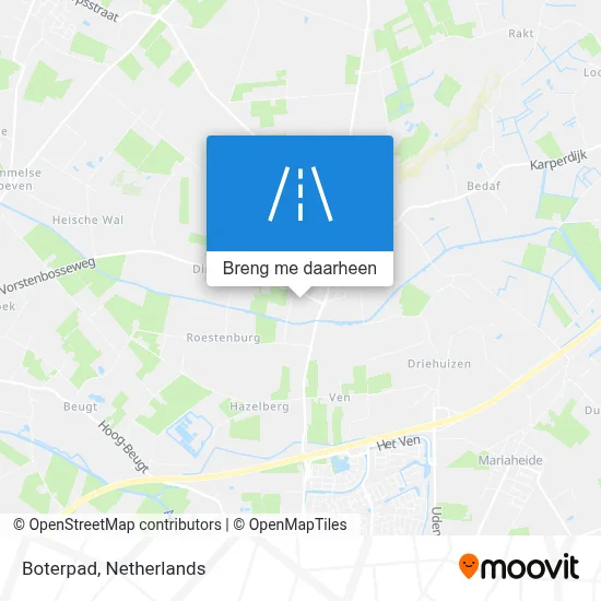 Boterpad kaart