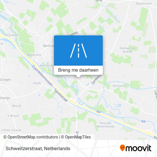 Schweitzerstraat kaart