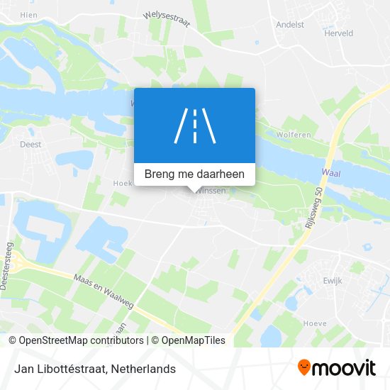 Jan Libottéstraat kaart