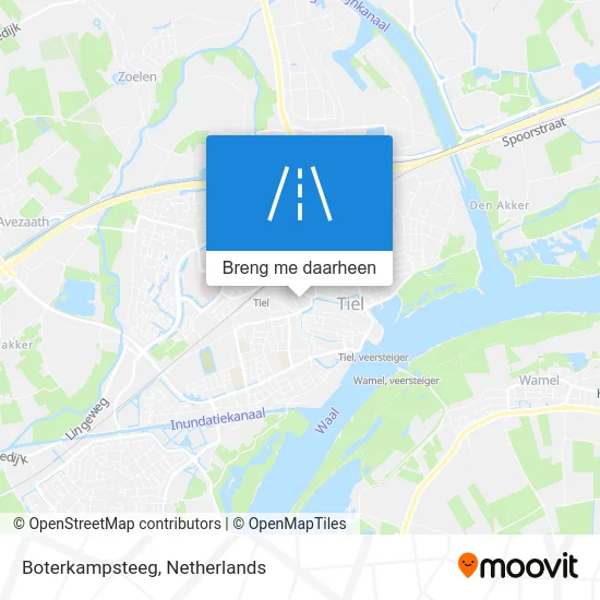 Boterkampsteeg kaart