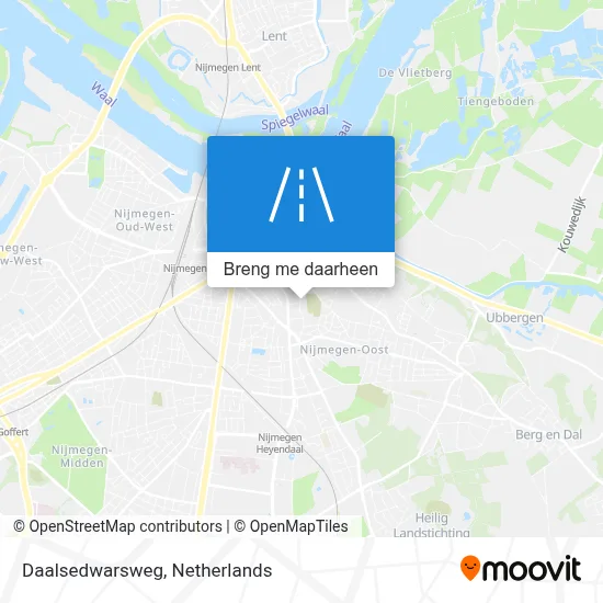 Daalsedwarsweg kaart