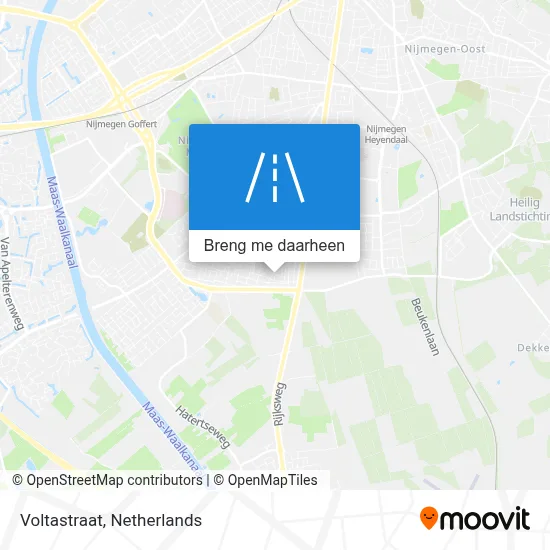Voltastraat kaart
