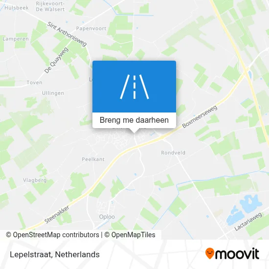 Lepelstraat kaart