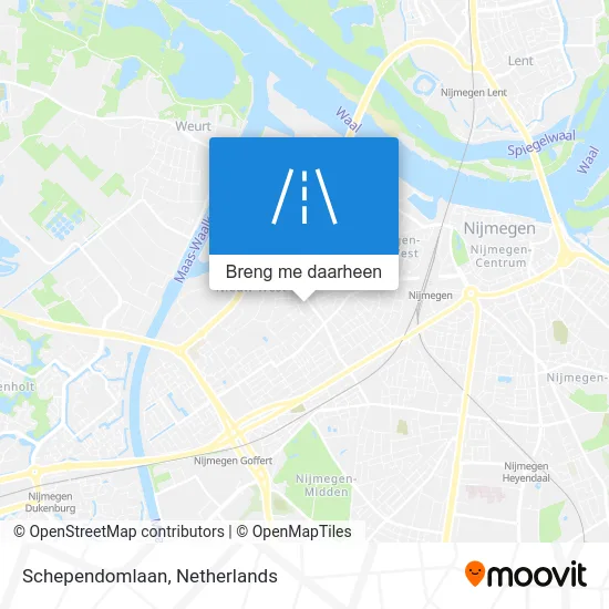 Schependomlaan kaart