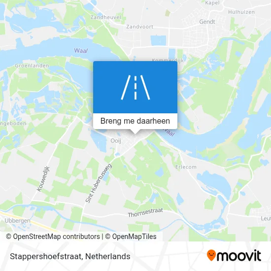 Stappershoefstraat kaart