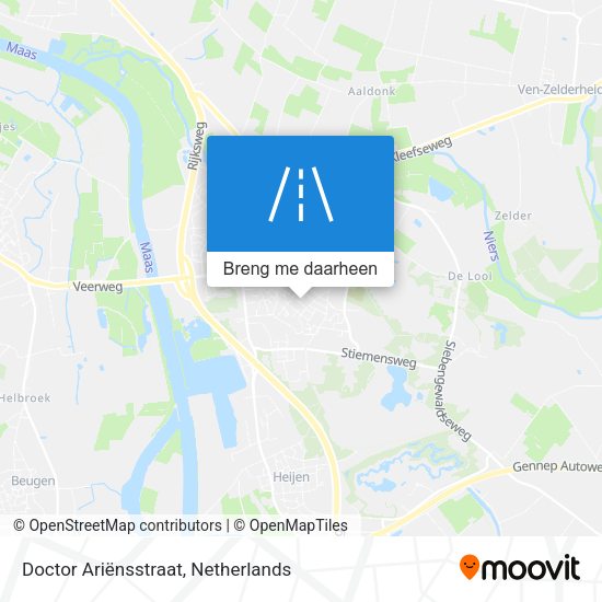 Doctor Ariënsstraat kaart