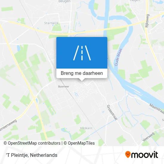 'T Pleintje kaart