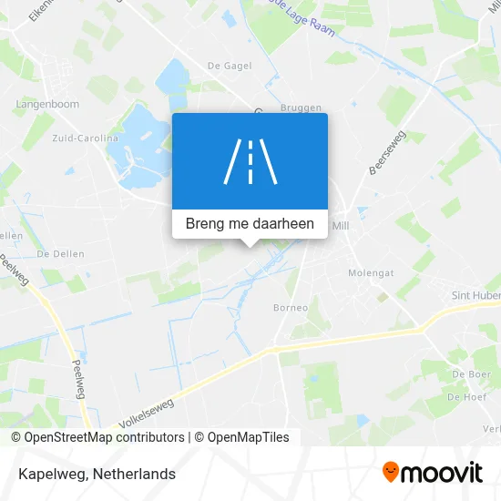 Kapelweg kaart
