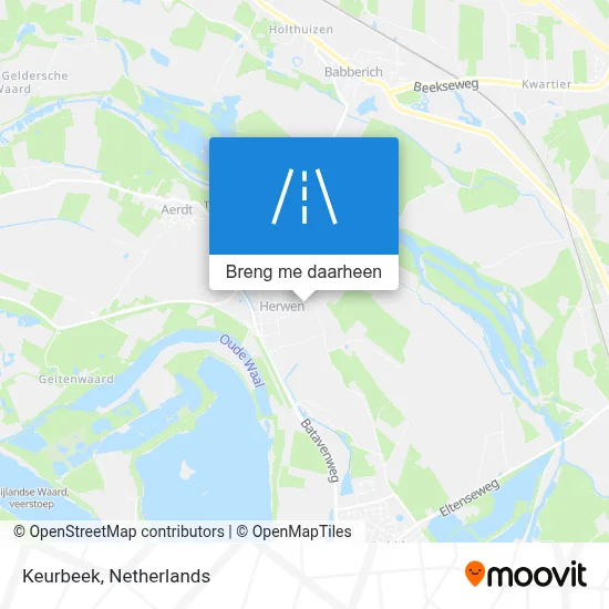 Keurbeek kaart