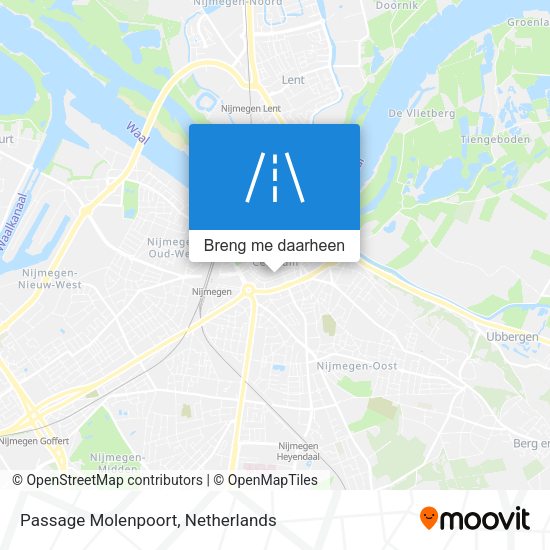 Passage Molenpoort kaart