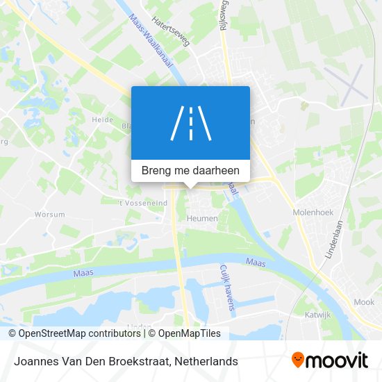 Joannes Van Den Broekstraat kaart