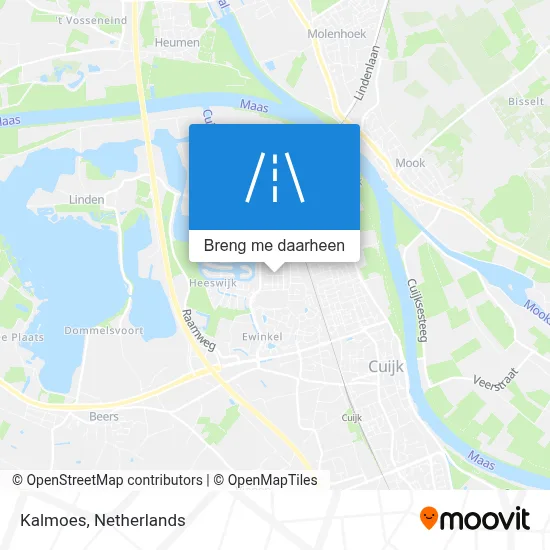 Kalmoes kaart