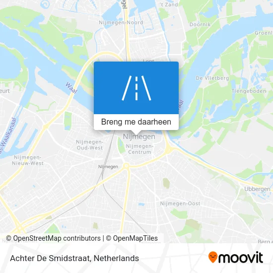 Achter De Smidstraat kaart
