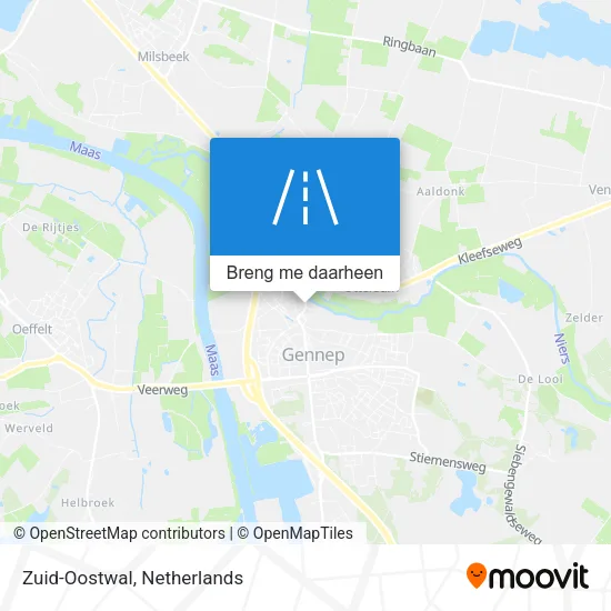 Zuid-Oostwal kaart