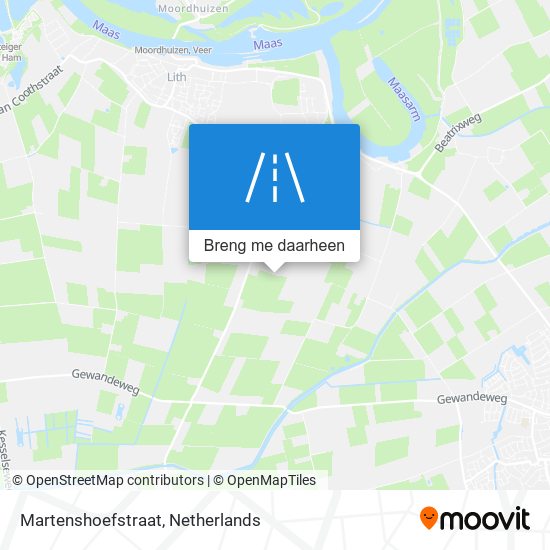 Martenshoefstraat kaart