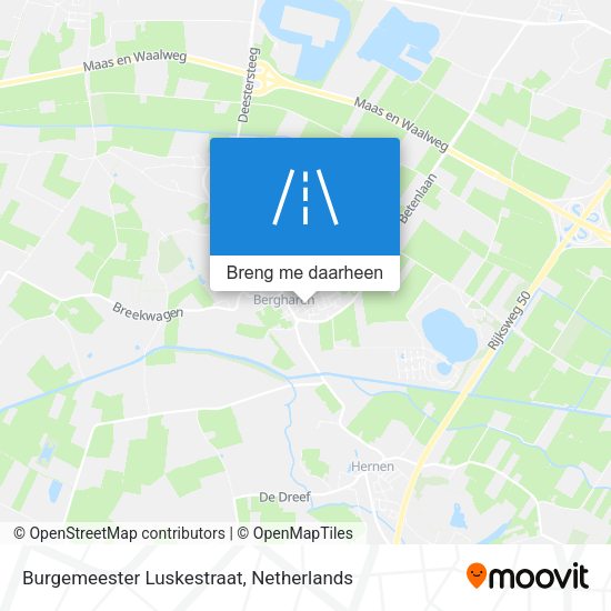Burgemeester Luskestraat kaart