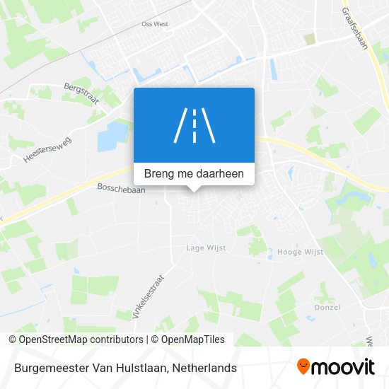 Burgemeester Van Hulstlaan kaart