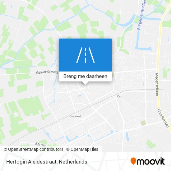 Hertogin Aleidestraat kaart