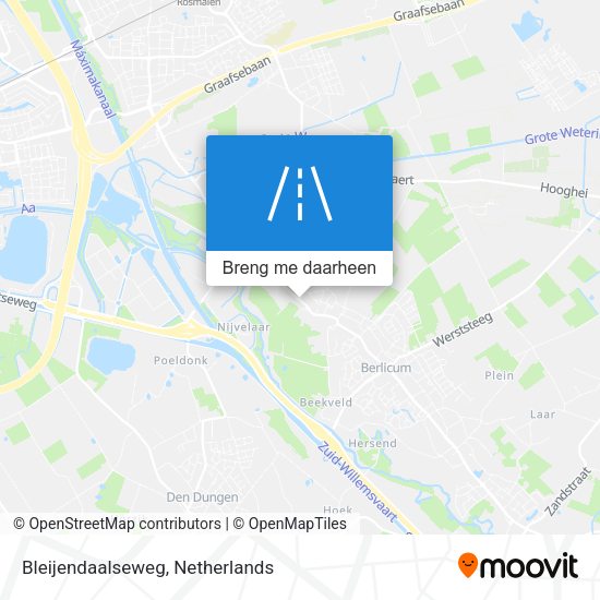 Bleijendaalseweg kaart