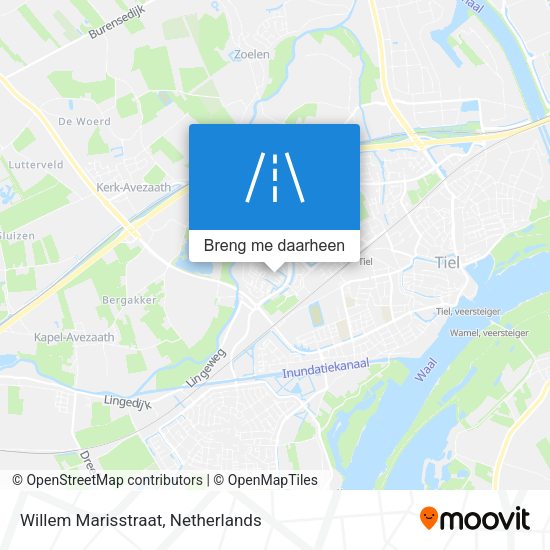 Willem Marisstraat kaart