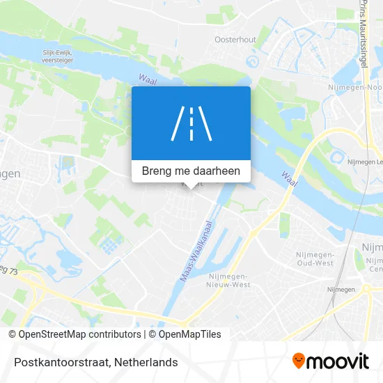 Postkantoorstraat kaart