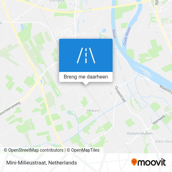 Mini-Milieustraat kaart