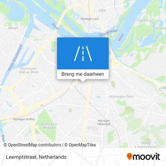 Leemptstraat kaart