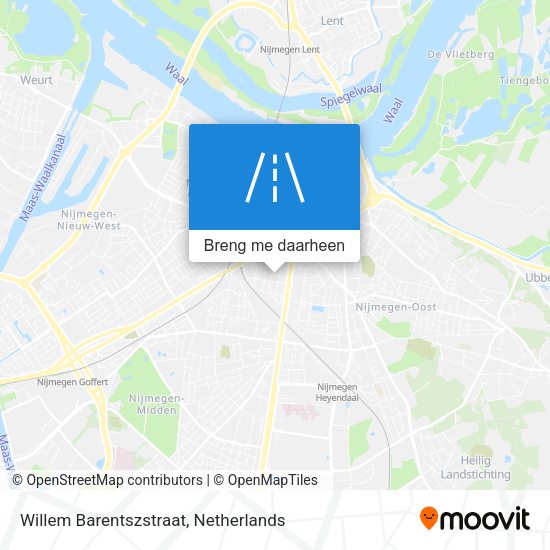 Willem Barentszstraat kaart