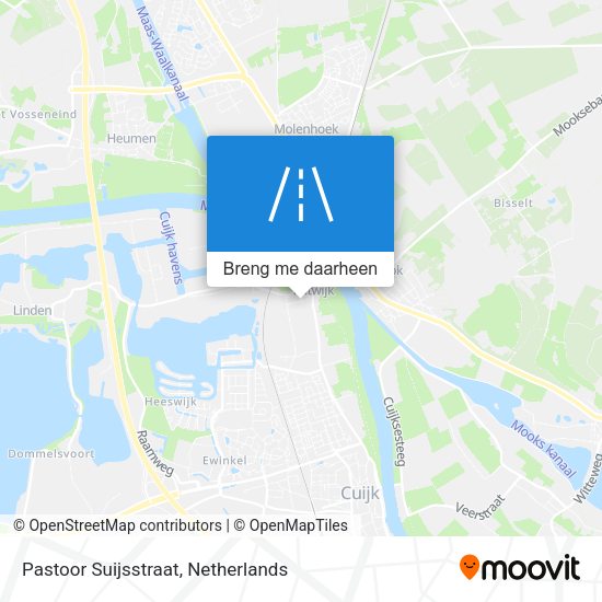 Pastoor Suijsstraat kaart