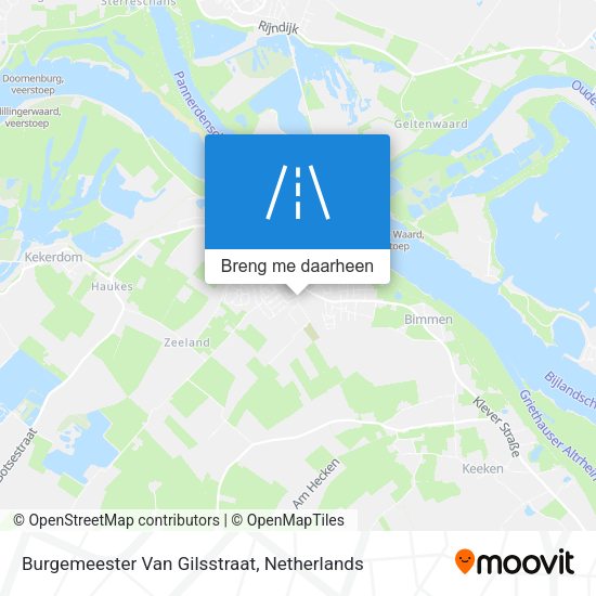 Burgemeester Van Gilsstraat kaart