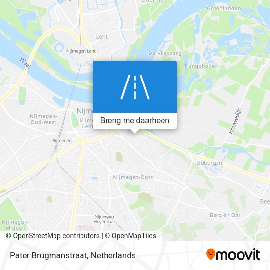 Pater Brugmanstraat kaart
