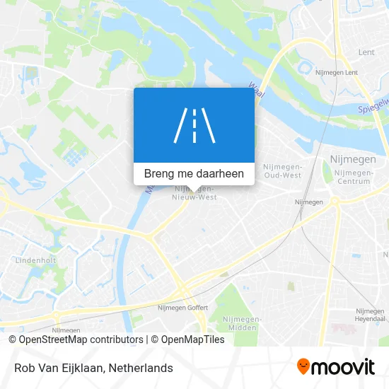 Rob Van Eijklaan kaart