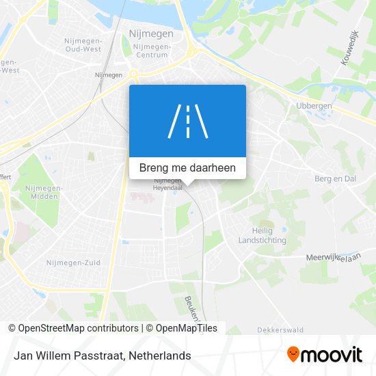 Jan Willem Passtraat kaart