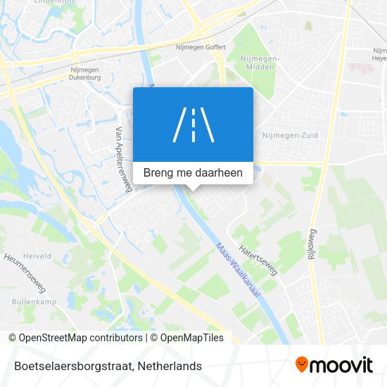 Boetselaersborgstraat kaart