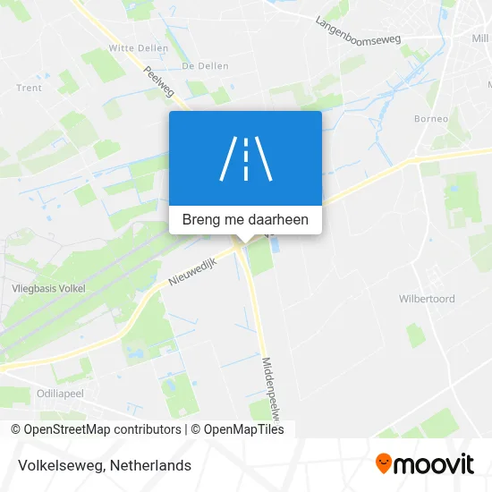 Volkelseweg kaart