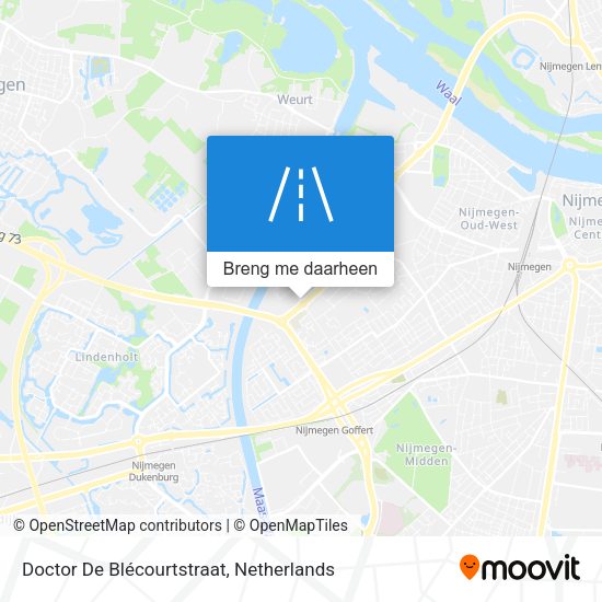 Doctor De Blécourtstraat kaart