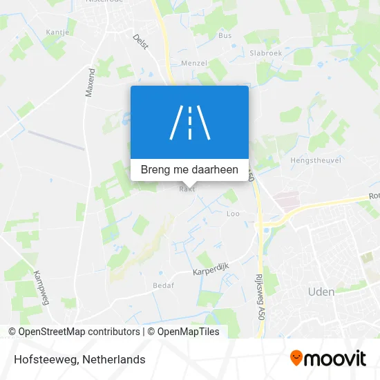 Hofsteeweg kaart