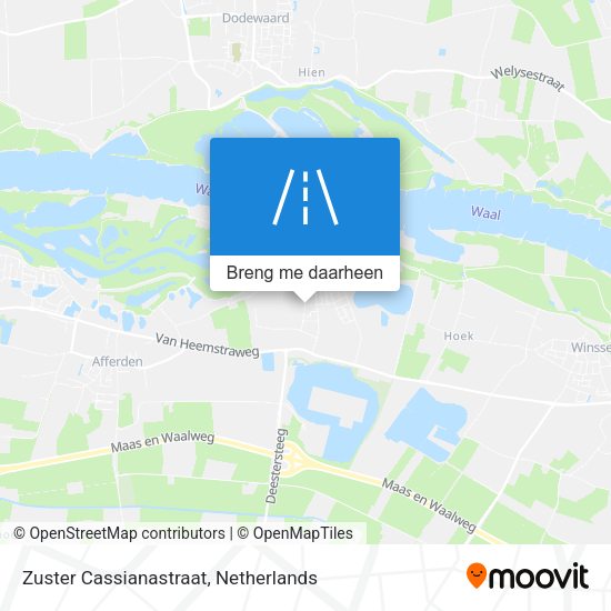 Zuster Cassianastraat kaart