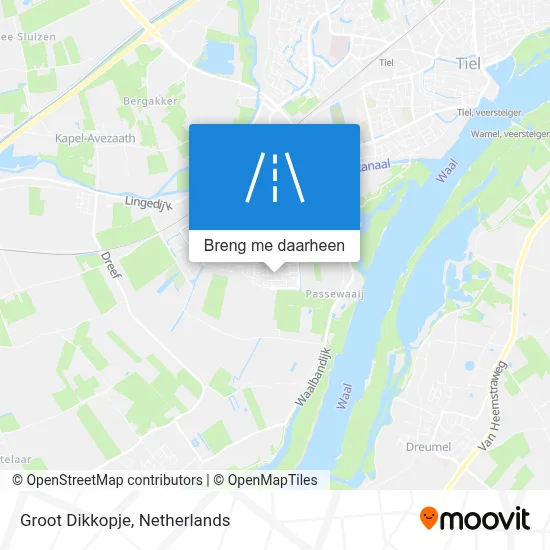 Groot Dikkopje kaart