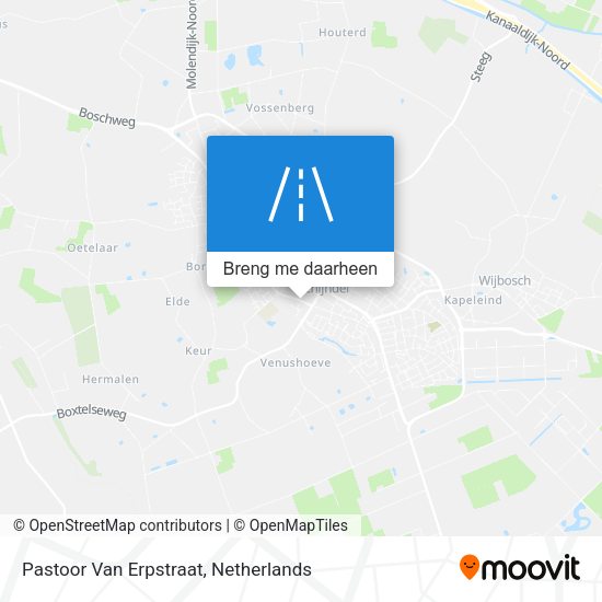 Pastoor Van Erpstraat kaart