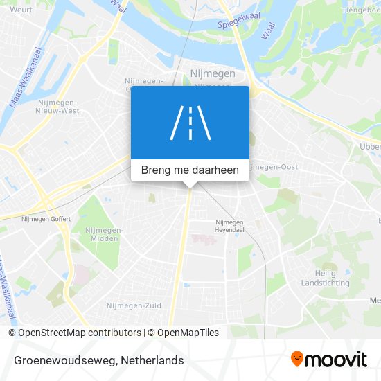 Groenewoudseweg kaart